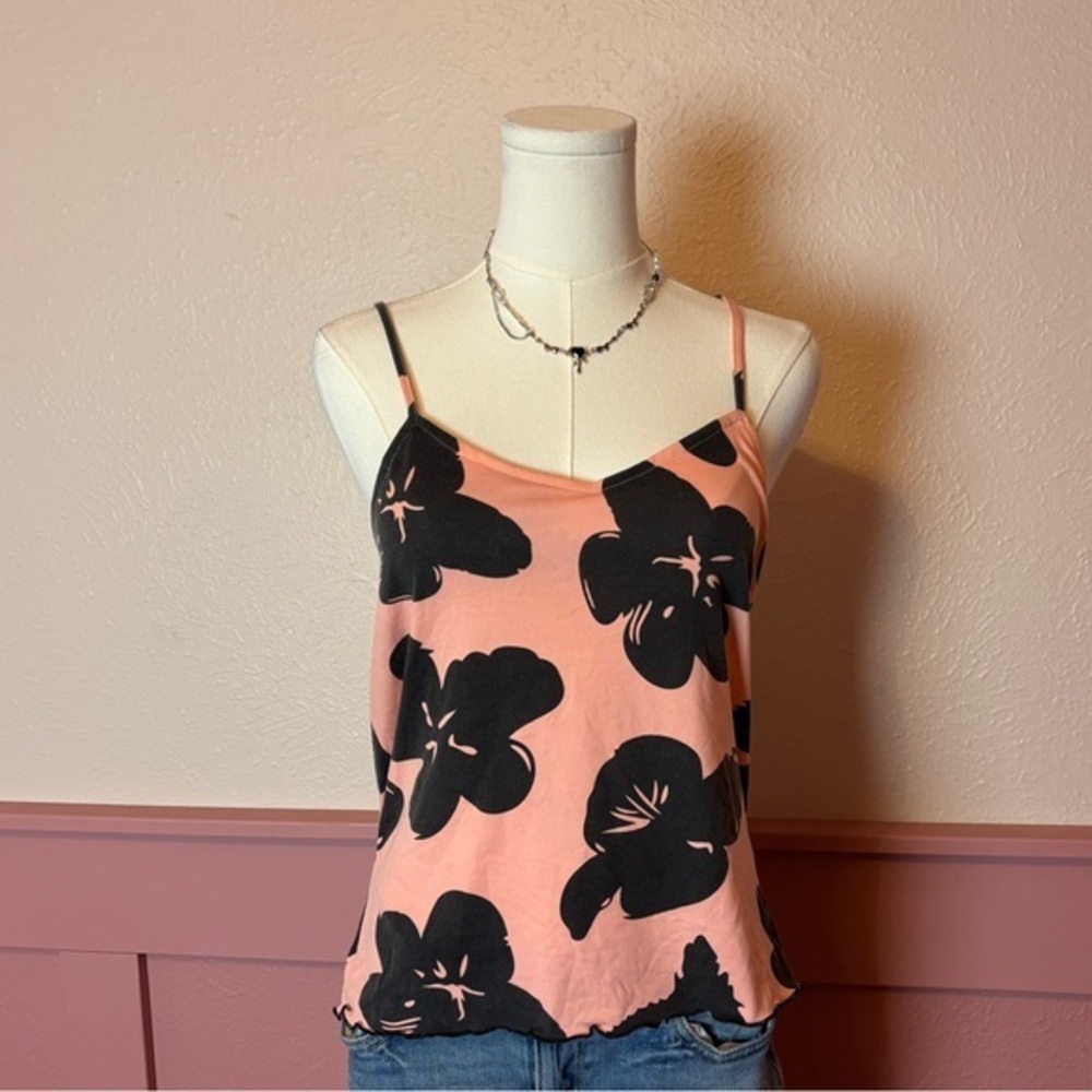 babydoll soft floral cami